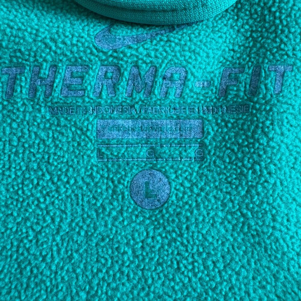 Nike Therma-Fit Livestrong Green Full-Zip Hoodie Athleticwear Mens Size L - Picture 8 of 16